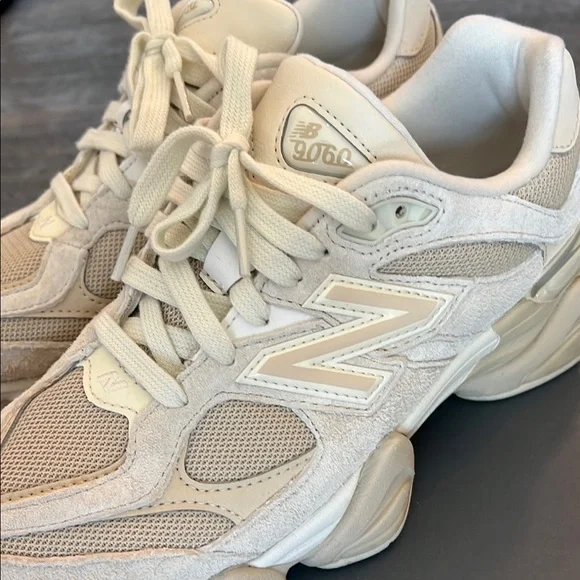 Women's Cream Sneakers - Picture 3 of 6